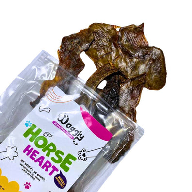 Dehydrated Horse Heart - All Natural Treat for Dogs